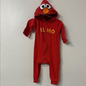 Sesame Street Elmo Red Kids One Piece 90’s